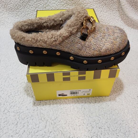 NEW Circus NY by Sam Edelman Women's Mule Natural Multi/Nutmeg Size 8 - Picture 2 of 11